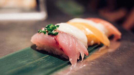 Fresh fish dishes are a repository of proteins and fatty acids in the Japanese diet