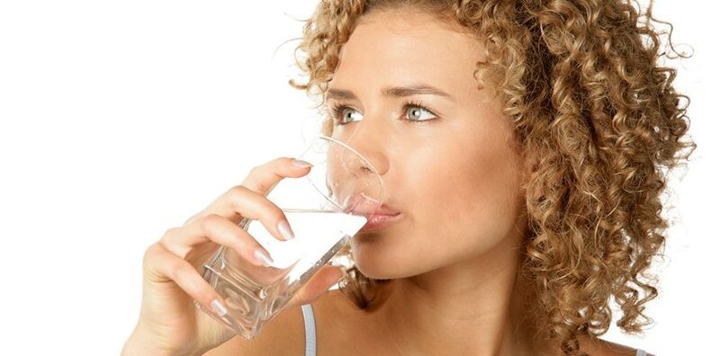 With a drinking diet, you need to consume 1. 5 liters of purified water, as well as other liquids