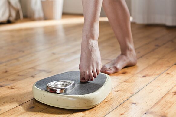 weigh on the scales